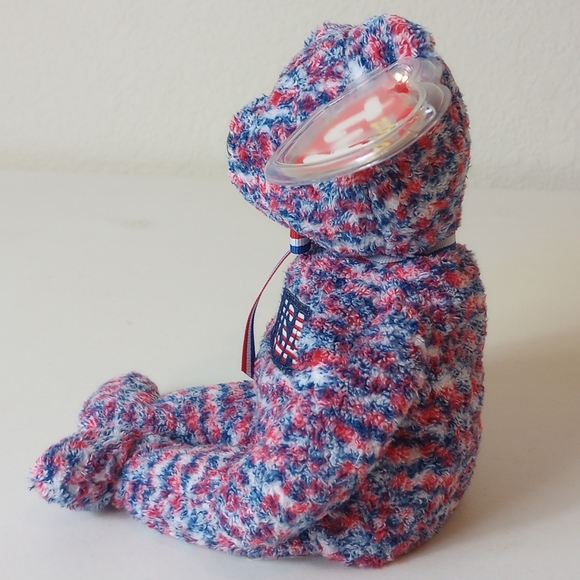 TY Beanie Baby - USA the Bear  2000 7th Generation Tush Tag - Picture 2 of 5